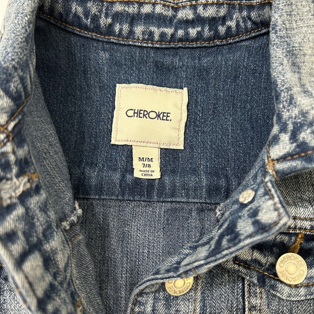 Cherokee Vest Button Closure Size 7/8 - Picture 5 of 5